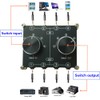 4 Input 4 Output 3.5mm Audio Switch box, AUX Switcher,