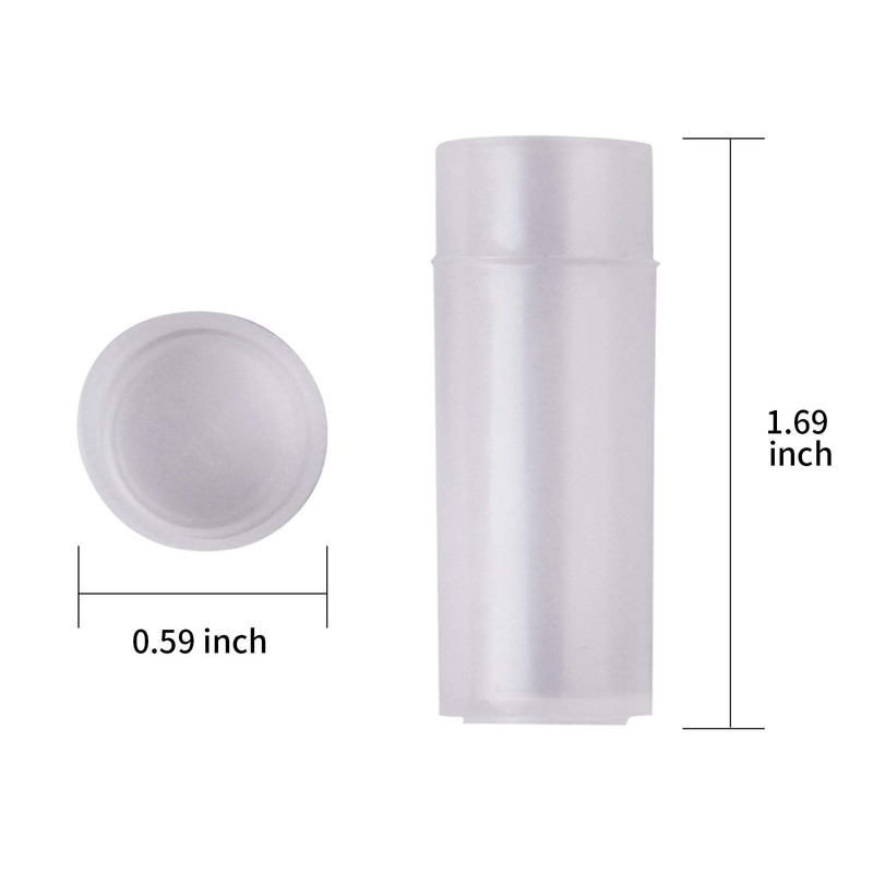 100Pcs 5ML Small Pill Plastic Containers Empty Pill Bottles Sample