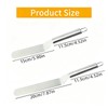 Stainless Steel Curved Icing Spatulas Set 2pc for Home Bakers