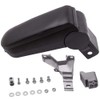 Maxpeedingrods Front Driver's Side Center Console Armrest Box Black Leatherettefit