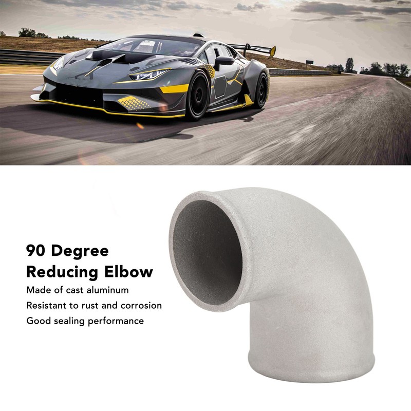 90 Degree Reducing Elbow Pipe Good Sealing Rustproof Cast Aluminum