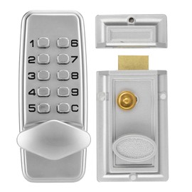 Digital Mechanical Password Door Lock, Waterproof Mechanical Code Lock, Durable Code Lock Security, 2-4 Digit Mechanical Code Lock, for Office, Home, Interior and Exterior Doors