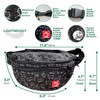 FLOCK THREE - Bolso bandolera, Gato negro, Pequeño, Mochila, casual,