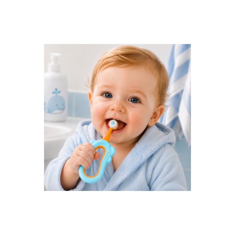 Juego de 3 Cepillo de Dientes para BEbe, Cepillo de