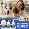 LKBHGF Dog Pheromone Calming Diffuser 4 in 1 Appeasing Pet