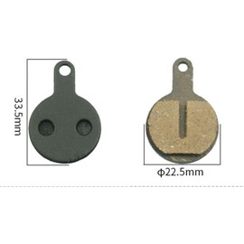 4 Pairs Resin Semi Metallic Bicycle Disc Brake Pads With Springs. Securing Clips Compatible with Tektro Novela Lyra Set