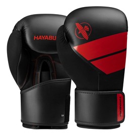 Hayabusa S4 Boxing Gloves for Men and Women - Black/Red, 14oz