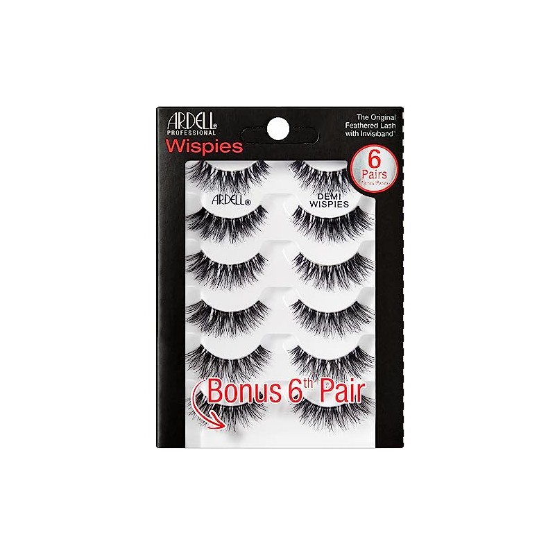 Ardell professional 5 Pack Wispies With Free Precision lash Applicator,