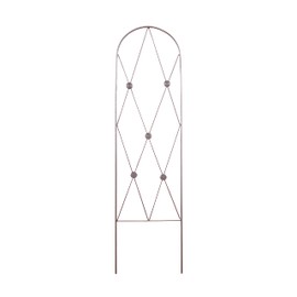 American Garden Works BPT Button Pot Trellis, 48" x 12", Matte Black