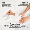 Waterproof Crib Mattress Protector Cover Fitted - 2-Pack Quiet Baby