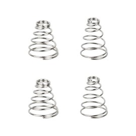 AOQIVIS Stainless Steel Percolators Pump Tube Springs Fits for Electric & Stove Top Coffee Percolators - 2pcs Electric & 2pcs Stove Top Springs - Silver