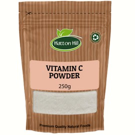 Vitamin C Powder (Ascorbic Acid) 250g by Hatton Hill | Immune Support, Antioxidant, Ideal for Smoothies & Recipes