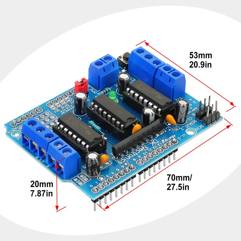 L293D Motor Driver - Stepper Motor Driver Shield Expansion Board