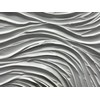 Boiee Art,30x45Inch Hand Painted Textured White Ocean Wave Art on