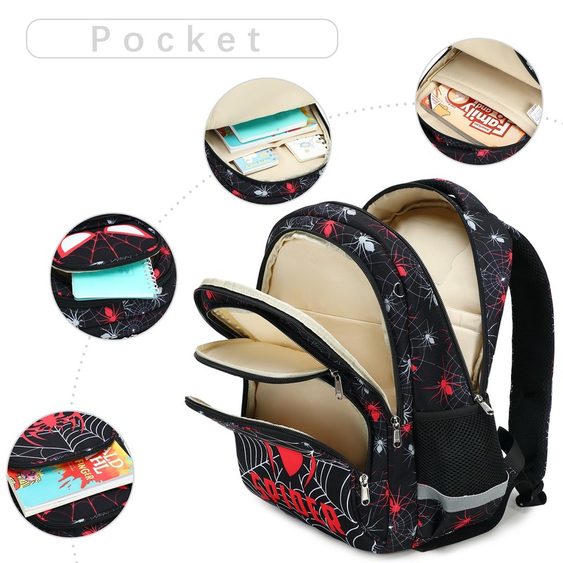 abshoo Cute Spider School Backpack For Boys Elementary Kindergarten Kids