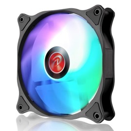 RAIJINTEK EOS 12 RBW ADD-1 120mm Computer Case Fan, 5V 4PIN Addressable RGB Fan, Single Pack (0R40B00191)