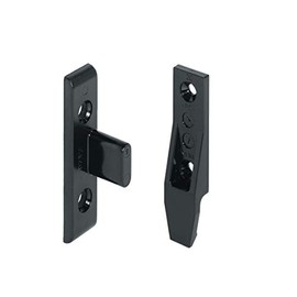 Keku Drop On/Hook On Push in Plinth Fasteners Fittings Press Fit Panel Clips x4