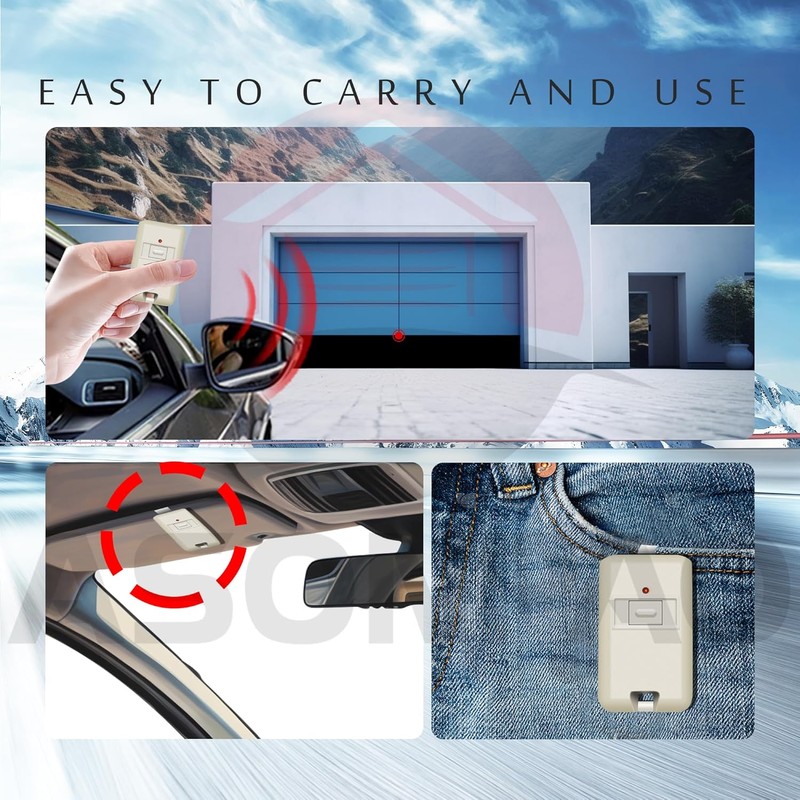 3X MultiCode Gate Opener Remote 3060 3089, Multi Code Garage