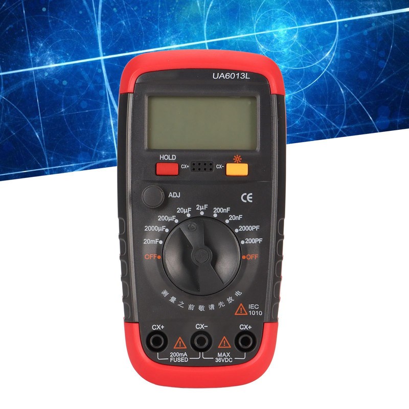 FLEXMAN Digital Multimeter, Multifunction Voltmeter UA6013L Made of Plastic with