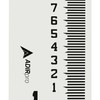 AdirPro 4" Wide Stream Gauge - Heavy Duty Staff Gauge