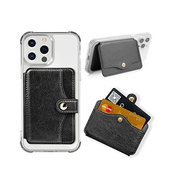 Phone Wallet Stick on, Leather Phone Wallet Stick On Credit