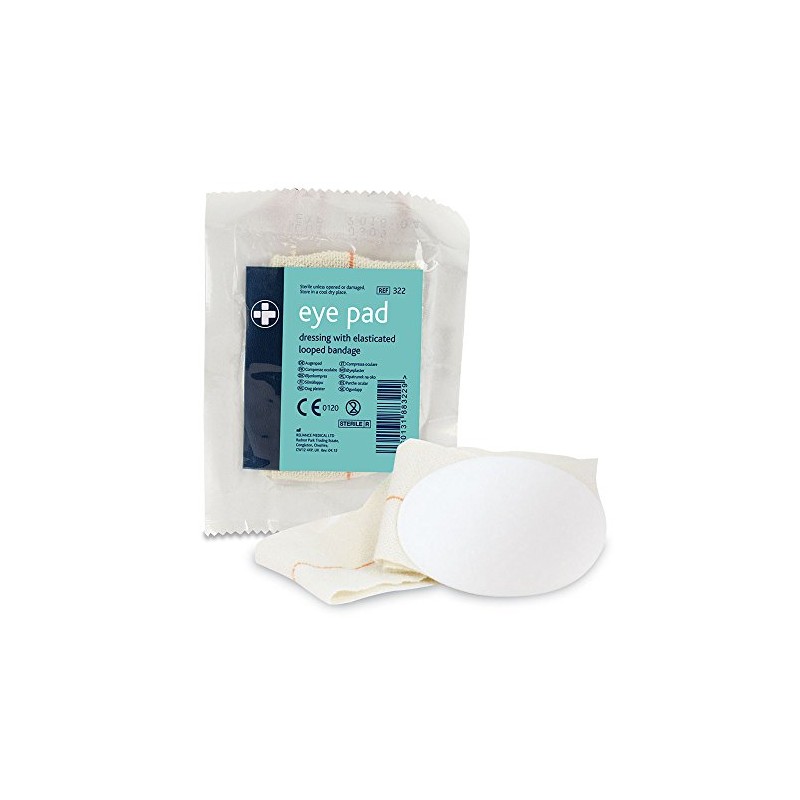 Reliance Medical Sterile Eye Pad Dressing with Elasticated Loop -