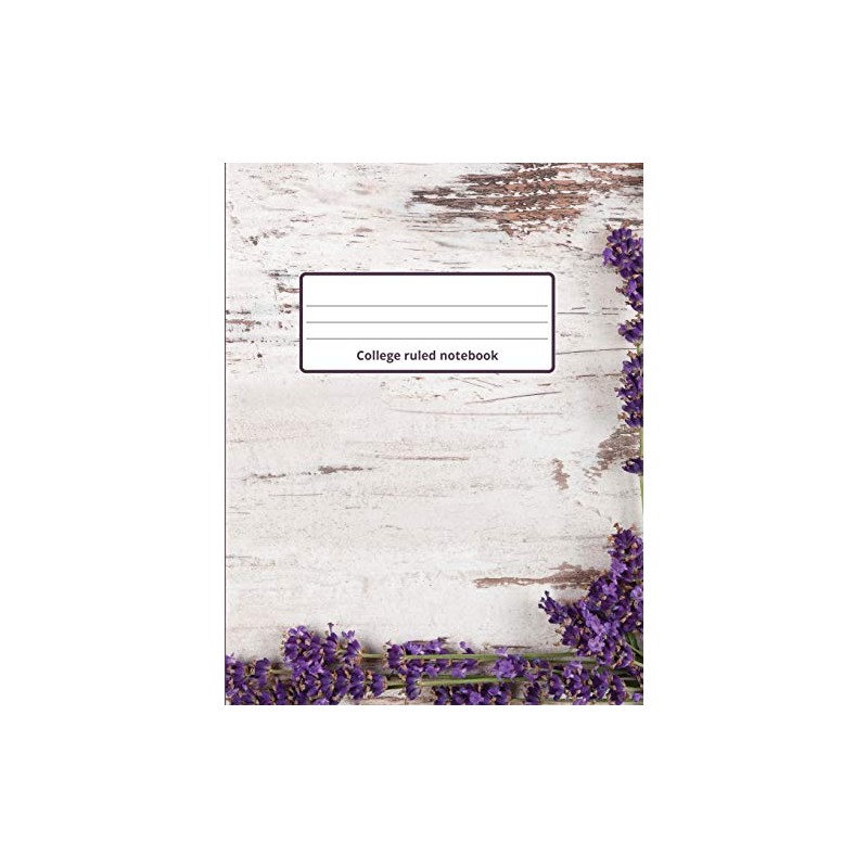 College ruled notebook