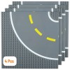 Strictly Briks Road Baseplates, 10x10, 4 Curved