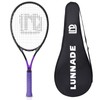 LUNNADE Adults Tennis Racket 27 Inch, Shockproof Carbon Fiber Tennis