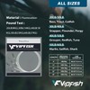 Vipfish Fishing Fluorocarbon Leader with Crane Swivel and Snaps -