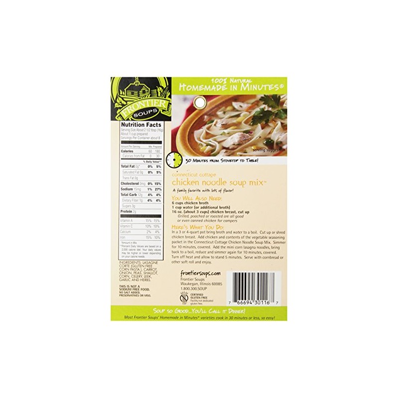Frontier Soups Homemade In Minutes Soup Mix, Connecticut Cottage Chicken
