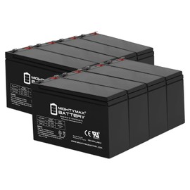 Mighty Max Battery 12V 8Ah Battery for Steele SPGG1000E 10000W Generator - 8 Pack