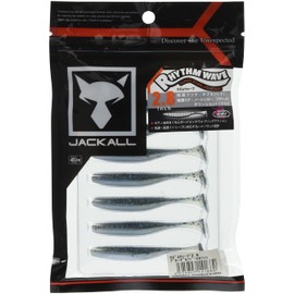 JACKALL Worm Rhythm Wave 2.8 Inch Blue Gill / Pearl White