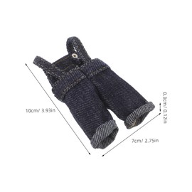 jojofuny Stylish Plush Doll Clothes with Skirt Jeans for Creative Dress Compatible with Various Doll Brands Durable Versatile