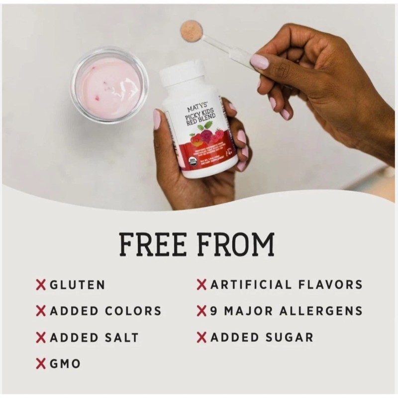 Matys 2 - MATYS Organic Picky Kids Red Fruit Vegetable