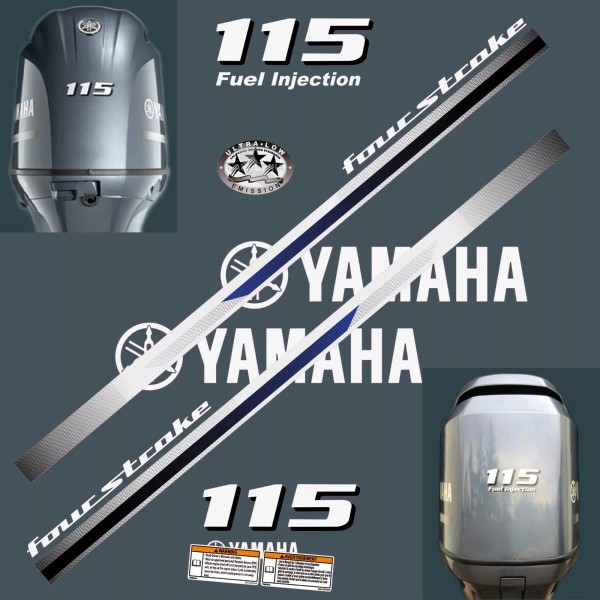 ORACAL For YAMAHA F 115 four stroke outboard. Vinyl decal