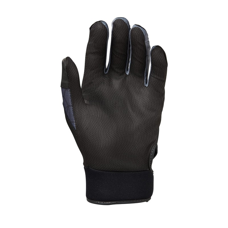 Louisville Slugger Adult Genuine 2.0 Batting Gloves - Black, Medium