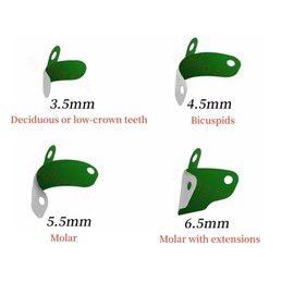 Dental Sectional Matrix Bands, Metal Matrix Bands with PTFE Non-Stick Coating Elastic, Dental Sectional Contoured Matrices for Tooth Repair kit. (M4 PTFE 5.5mm)