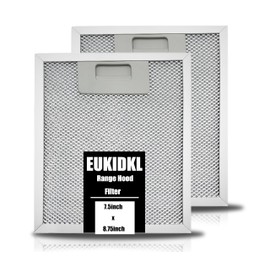 W10915369 W10727013 Range Hood Grease Filter Compatible with Whirlpool Jenn Air Kitchen Aid 5 Layer Aluminum Mesh Grease Vent Filter 875 X 75 Inch（2 Pcs）