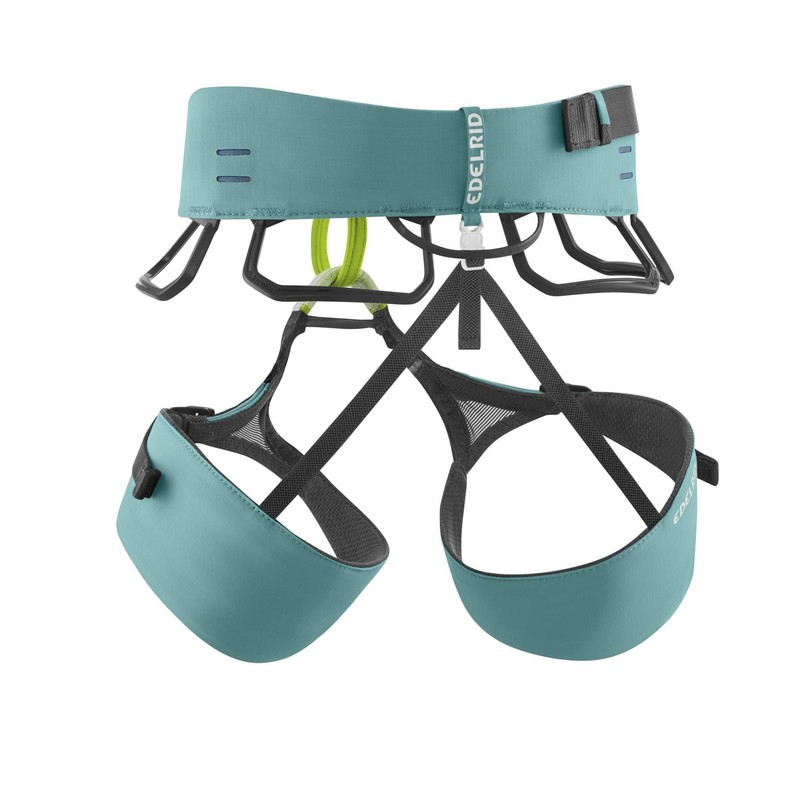 EDELRID Allround Sendero Climbing Harness, Colour: Mineral Blue, Size: L