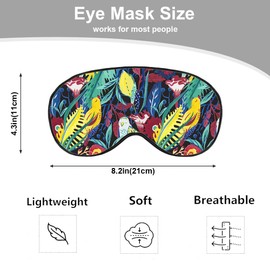 NOHSHE Flying Comets Silk Eye Mask Sleep Mask Beautiful Galaxy Stardust Bright Shining Stars Universe Space Eye Mask with Adjustable Strap Lightweight for Women Work Travel Sleep