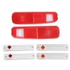 Kit de Luces Traseras para Econoline 75-91, 6 Piezas, Plástico