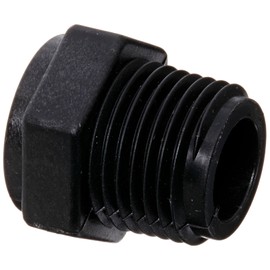 Banjo RB050-038 Polypropylene Pipe Fitting, Reducing Bushing, Schedule 80, 1/2 NPT Male x 3/8" NPT Female