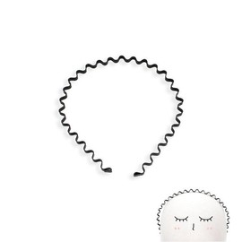 Headband, metal curly iron hairband (WFIDVNO) / 머리띠 머리띠 철제 꼬불이 철헤어밴드 (WFIDVNO)