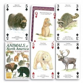 Animals of North America by Heritage Playing Card Company