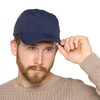 Thingimijigs Men's Lightweight Folding Peak Baseball Cap with Adjustable Strap