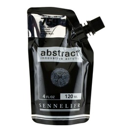 Sennelier : Abstract Acrylic Paint : 120ml : High Gloss : Mars Black