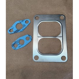 borg warner Twin Scroll Turbo Exhaust Inlet  Gasket Set Stainless T6 Borg Warner s475 S400