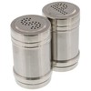 Stainless Steel Salt and Pepper Shakers Set for Kitchen Condiments