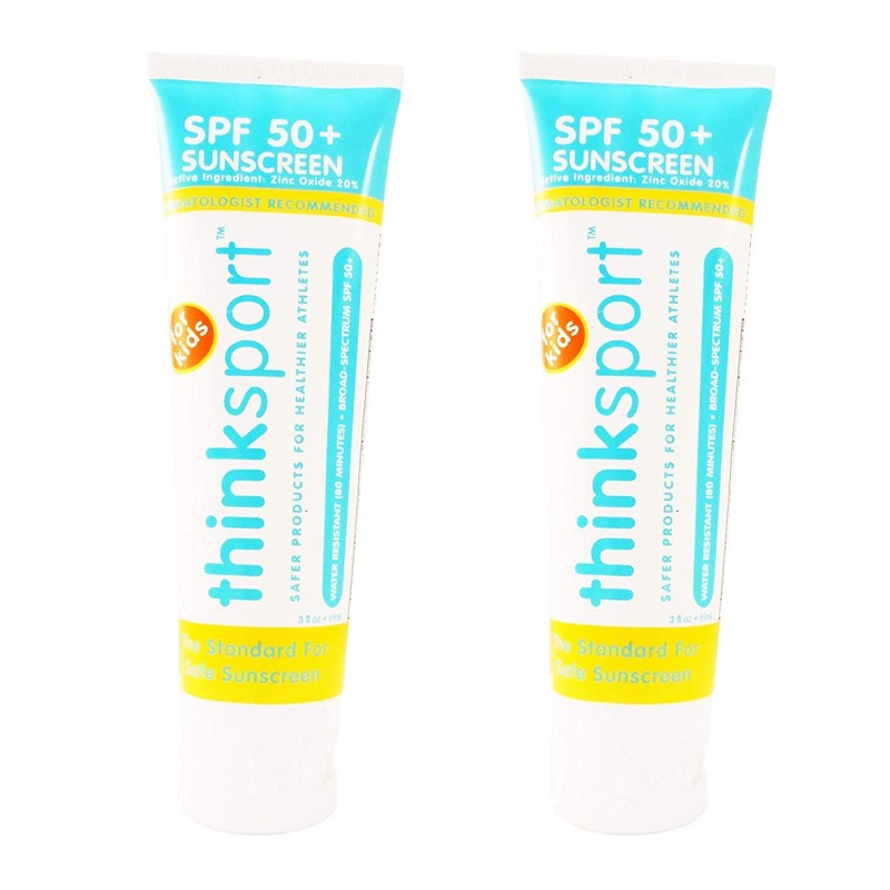 Thinksport Kids Natural Sunscreen SPF 50, 3 ounce (Pack of